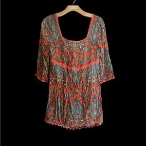 Colorful Paisley Blouse